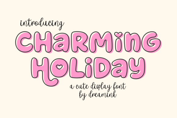 Charming Holiday: A Font Filled with Joyful Personality