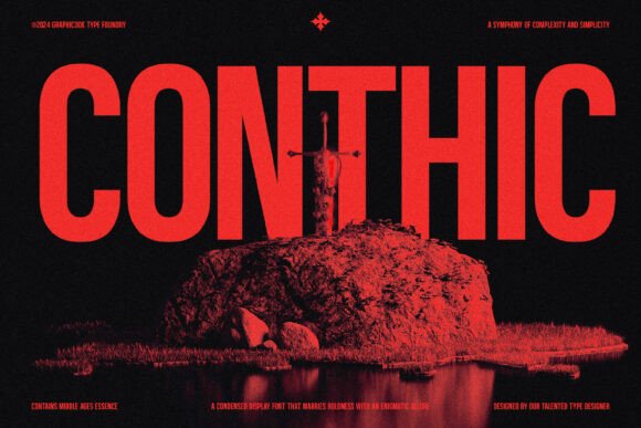 Conthic: A Bold Typeface for Power and Legacy