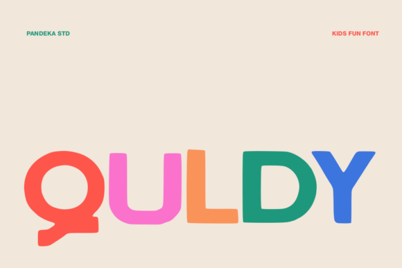 Discover the Cheerful World of Quldy Display Font