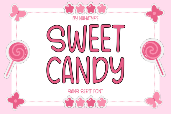 Discover the Playful Charm of the Sweet Candy Font