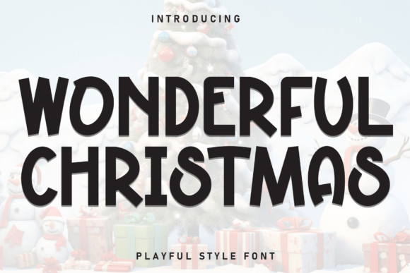 Enchant Your Designs with the Wonderful Christmas Font