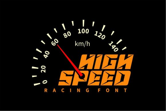 High Speed: A Robotic Display Font for Modern Design