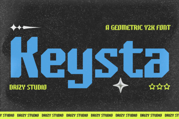 Keysta: Capturing the Bold Spirit of Y2K Geometric Design