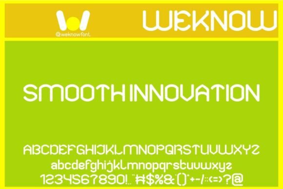 Smooth Innovation: A Typeface for Modern Aesthetics