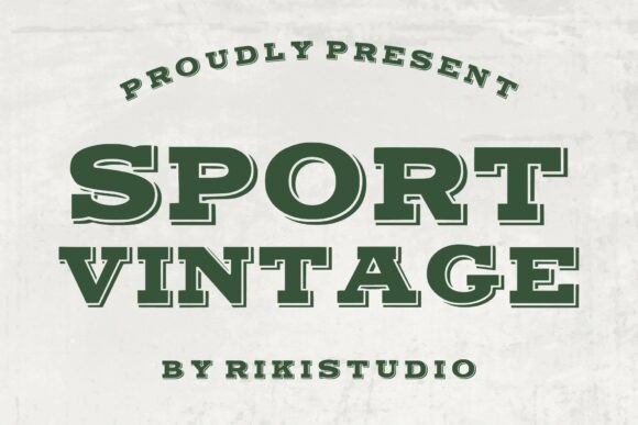 Sport Vintage: The Typeface for Bold, Nostalgic Branding